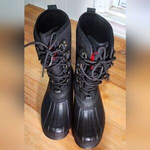 Polo Ralph Lauren Solid Winter Insulated Duck Boots for Men Size 10